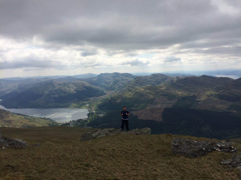 view from a mountain on my Scotland Two Week Itinerary
